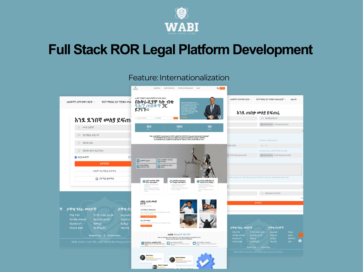 WABI | Legal Application Internationalization / Localization